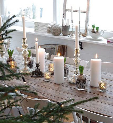 Dekoracje stołu na Boże Narodzenie 2014