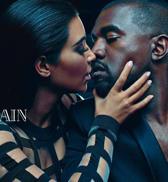 Kanye West i Kim Kardashian w kampanii Balmain wiosna-lato 2015