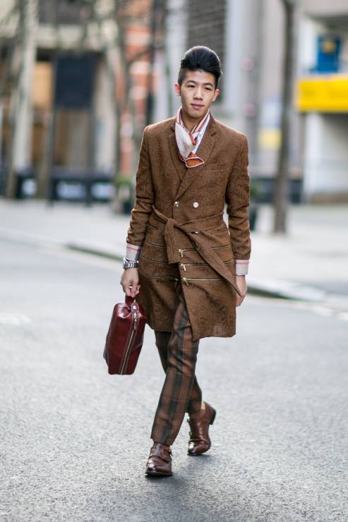 Street fashion: tydzień mody męskiej w Londynie jesień-zima 2015/2016