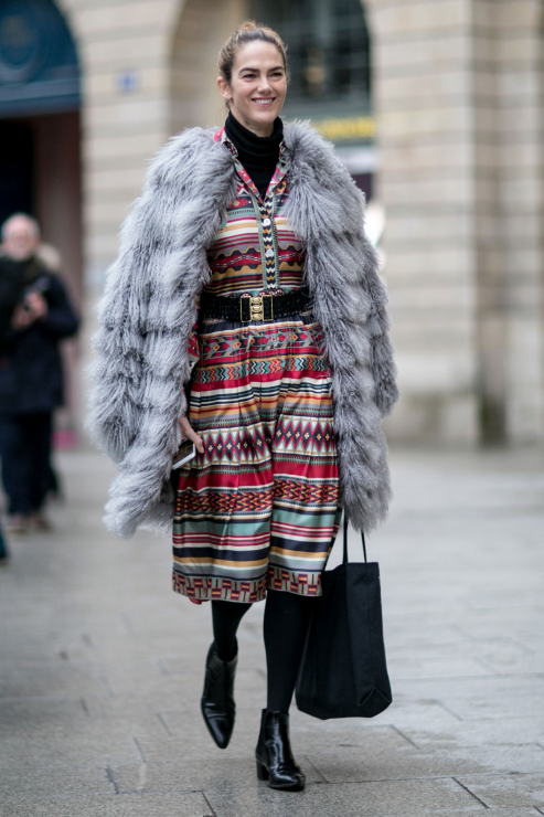 Street fashion: Paris Fashion Week Haute Couture wiosna-lato 2015