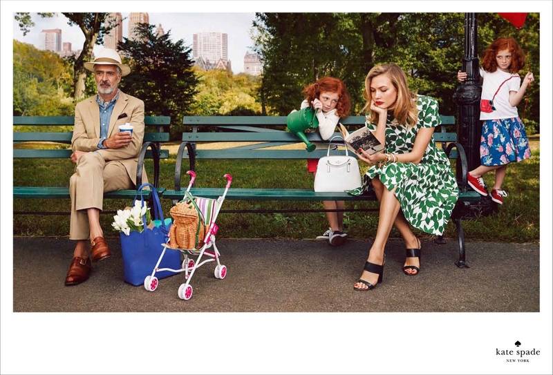 Karlie Kloss i Iris Apfel w kampanii Kate Spade wiosna-lato 2015