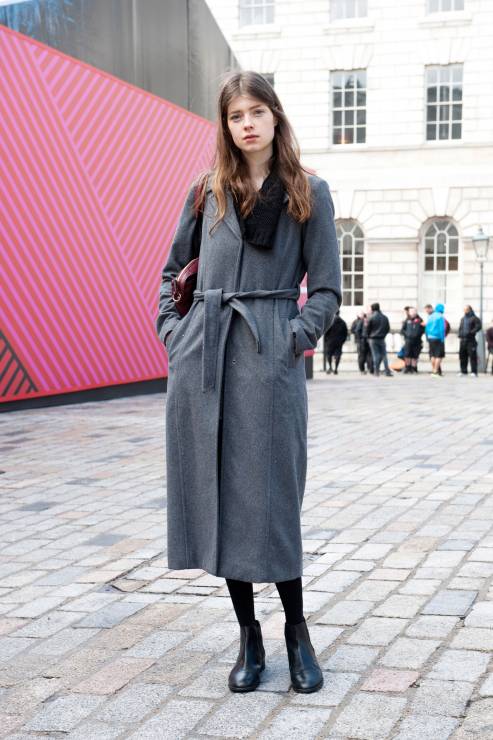 Street fashion: modelki off duty w Londynie