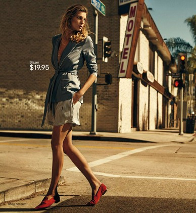 Daria Werbowy w kampanii H&M wiosna-lato 2015