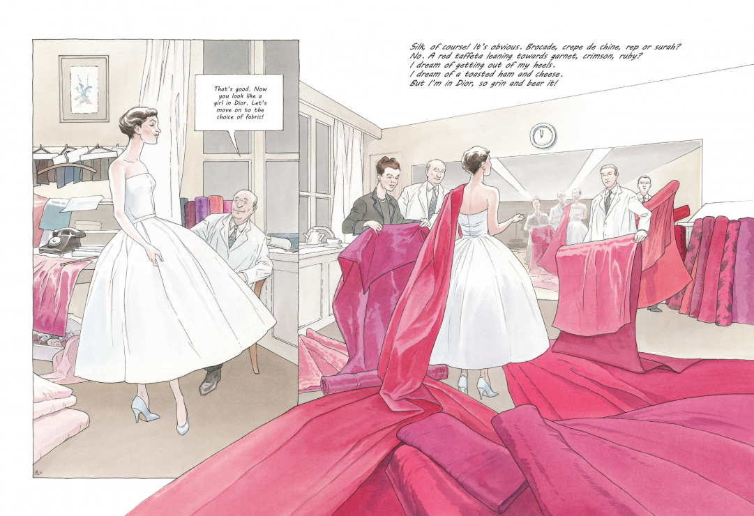 Historia marki Dior w wersji komiksowej