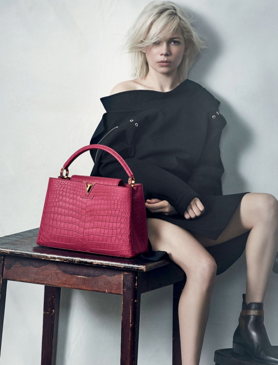 Michelle Williams w nowej kampanii torebek Louis Vuitton WIĘCEJ ZDJĘĆ!