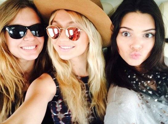 Cara Delevingne, Gigi Hadid i Kendall Jenner
fot. instagram.com/gigihadid