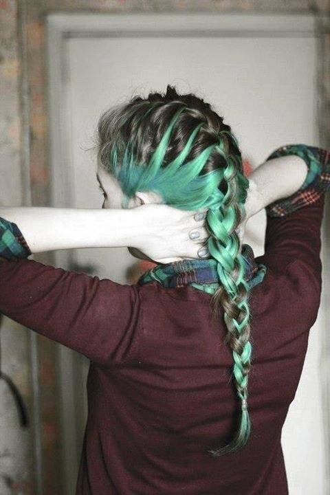Neonowe włosy
