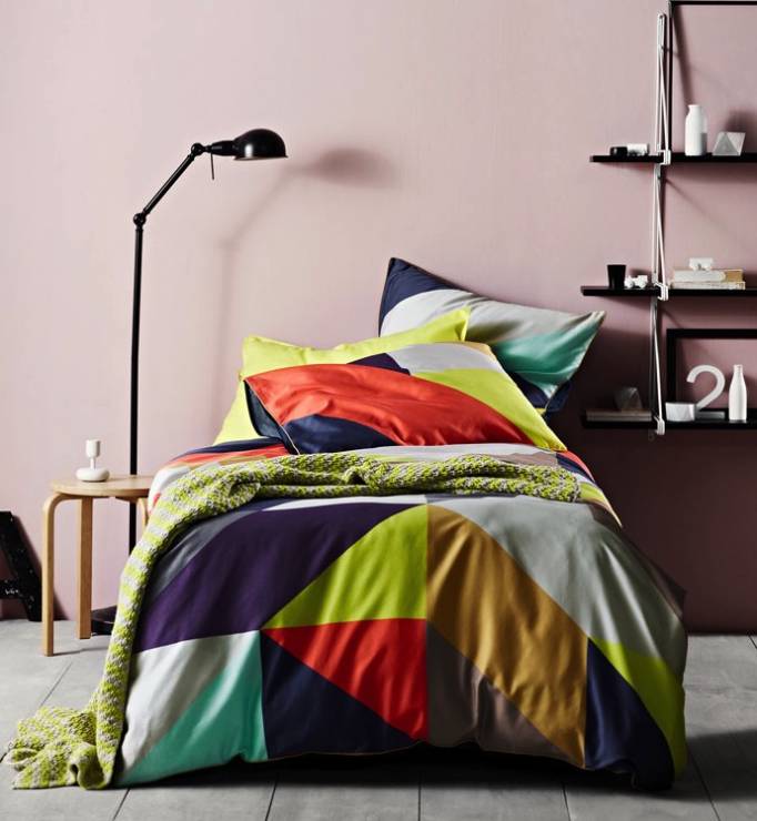 Sypialnia w kolorach tęczy
