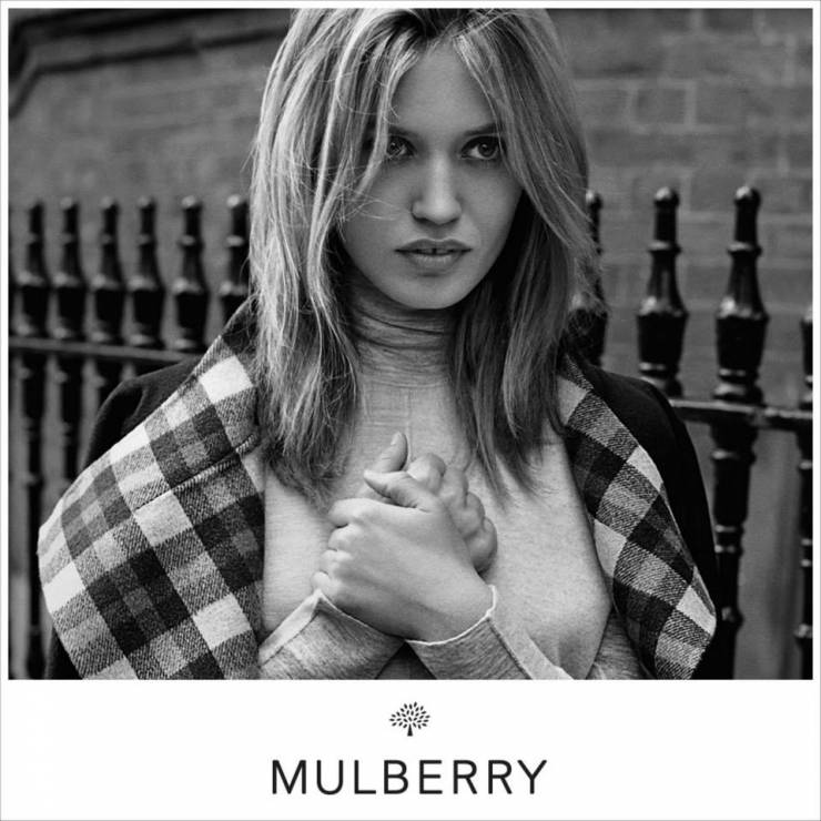 Georgia May Jagger w kampanii Mulberry jesień-zima 2015/2016