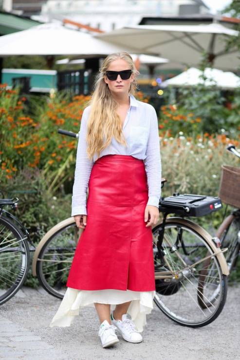Street fashion ze Stockholm Fashion Week wiosna-lato 2016