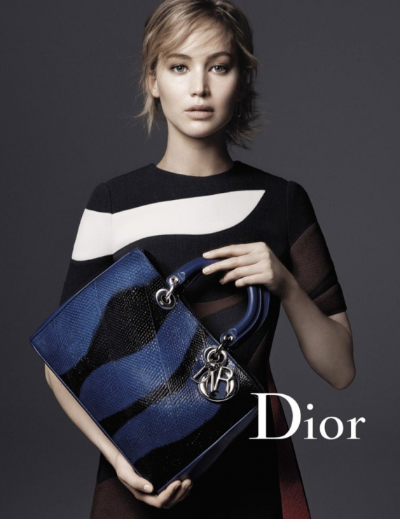 Jennifer Lawrence w kampanii torebek Dior jesień-zima 2015/2016