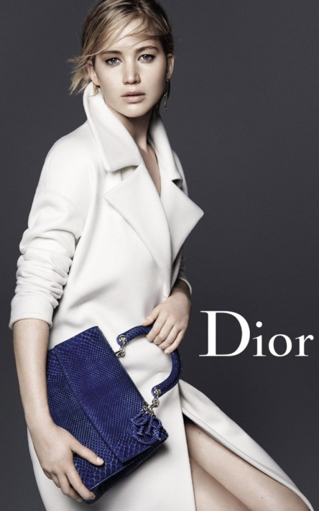 Jennifer Lawrence w kampanii torebek Dior jesień-zima 2015/2016