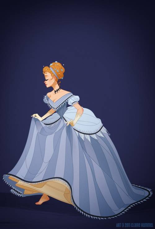 Księżniczki Disneya w strojach z epoki