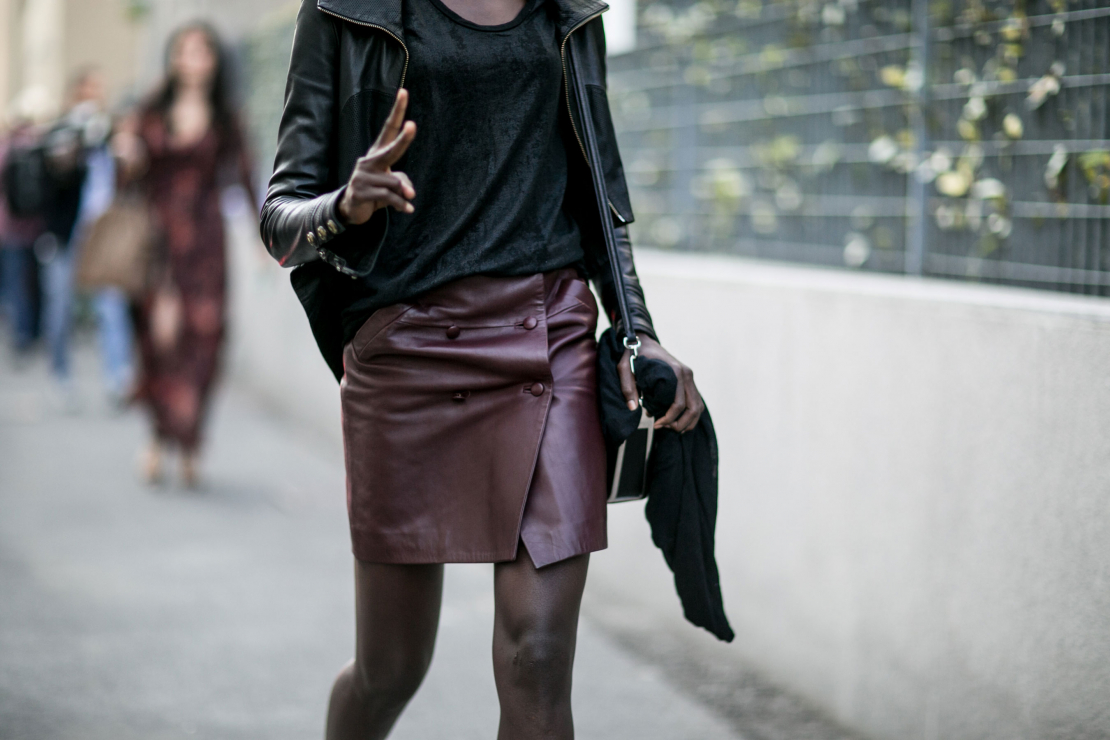 Street fashion: modelki off duty w Mediolanie
