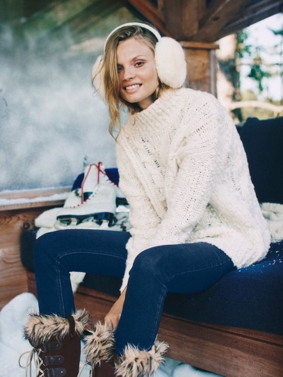 Magdalena Frąckowiak w katalogu Free People zima 2015