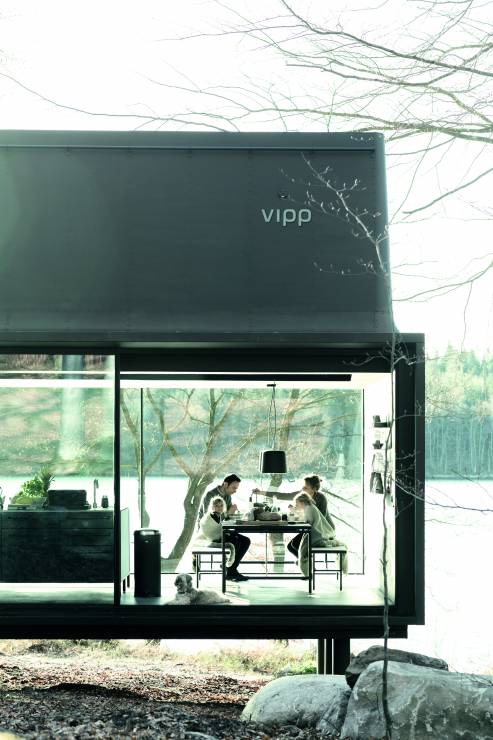 Stalowy dom przyszłości Vipp