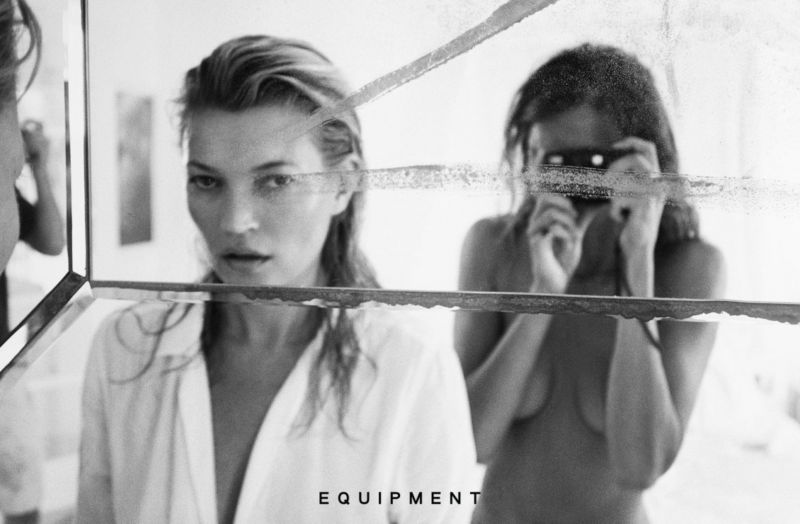 Daria Werbowy i Kate Moss w kampanii Equipment wiosna-lato 2016