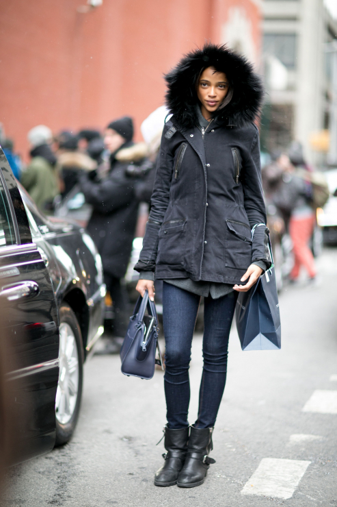 Street fashion: modelki off duty w Nowym Jorku