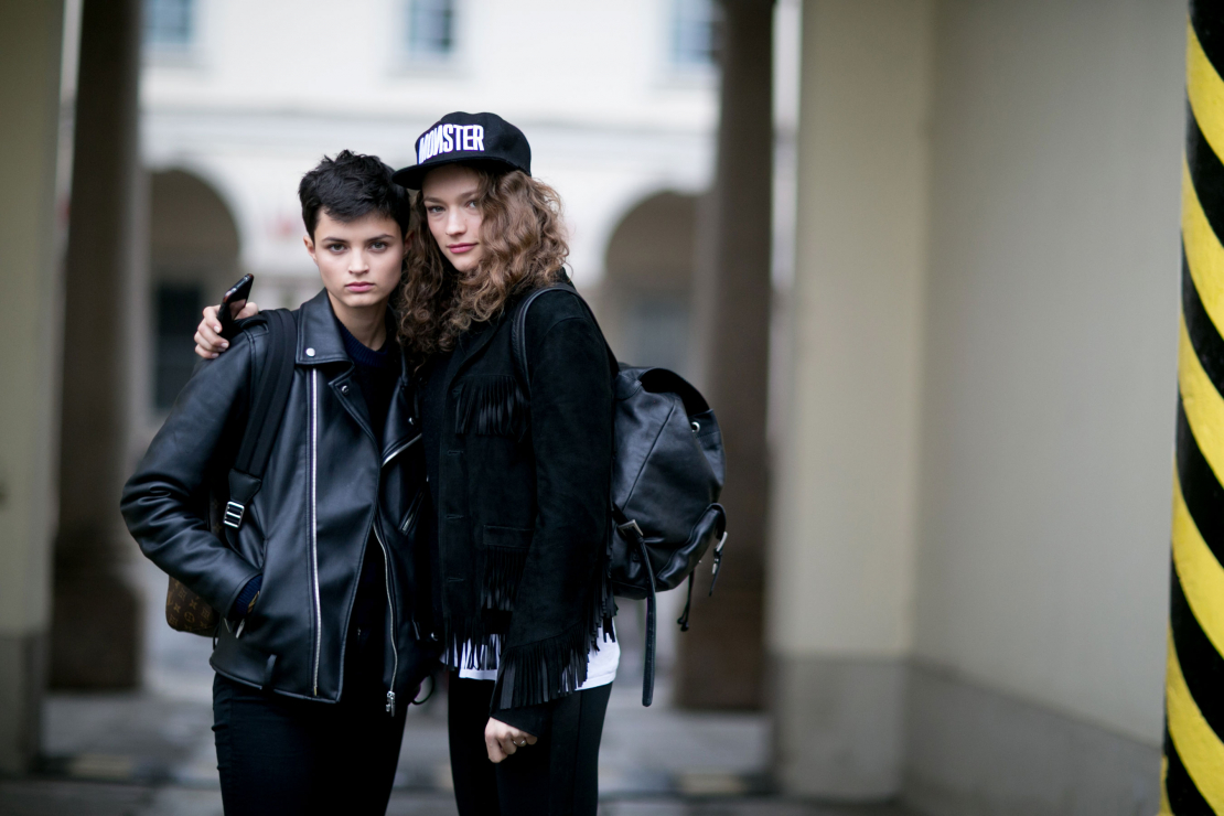 Street fashion: modelki off duty na Milan Fashion Week j-z 2016/2017