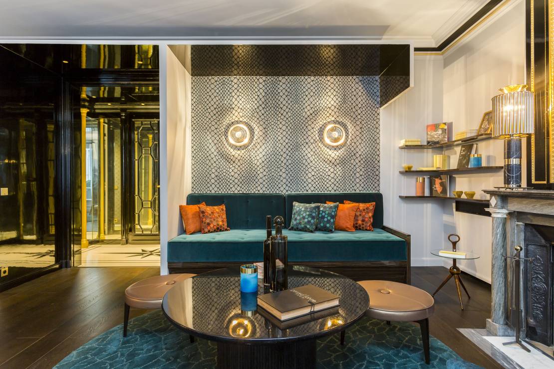 Wnętrze tygodnia: luksusowy i kolorowy apartament w Paryżu