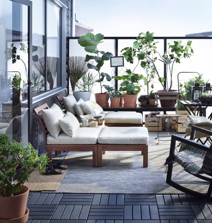 Piękne tarasy i balkony - inspiracje, fot.mat.pras. Ikea