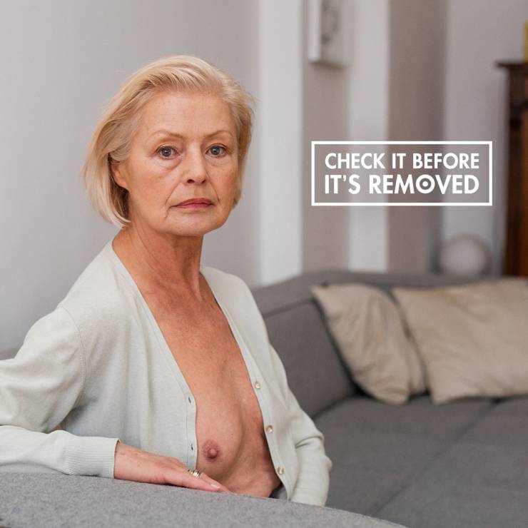 Check it before it's removed - kampania dotycząca raka piersi