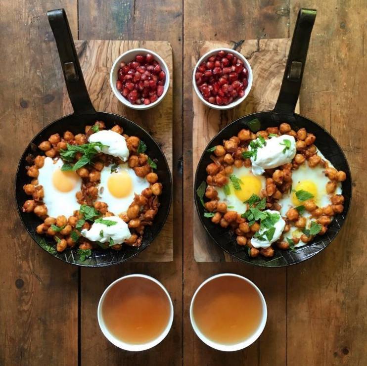 Symetryczne śniadania z instagrama