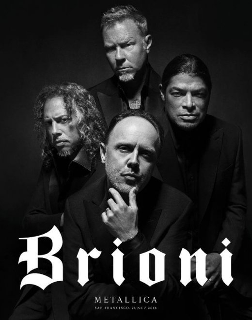 Metallica twarzą kampanii Brioni