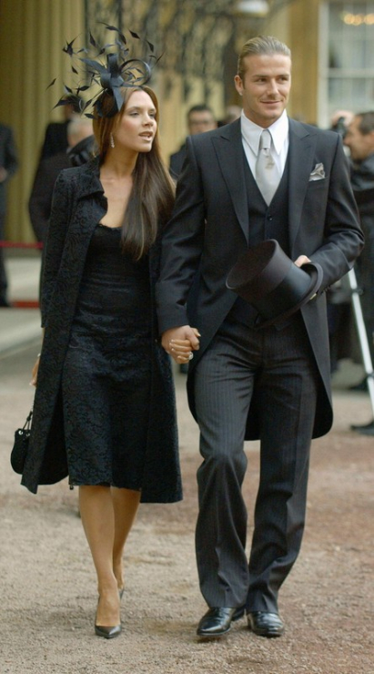 Victoria i David Beckhamowie, 2003 rok, fot. East News