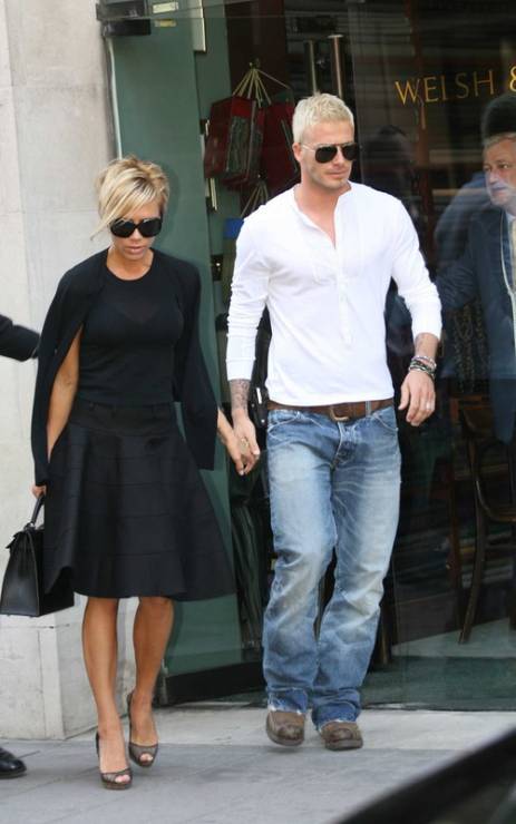 Victoria i David Beckhamowie, 2007 rok, fot. East News