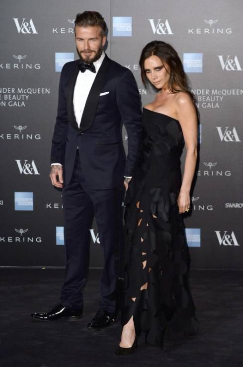 Victoria i David Beckhamowie, 2015 rok, fot. East News