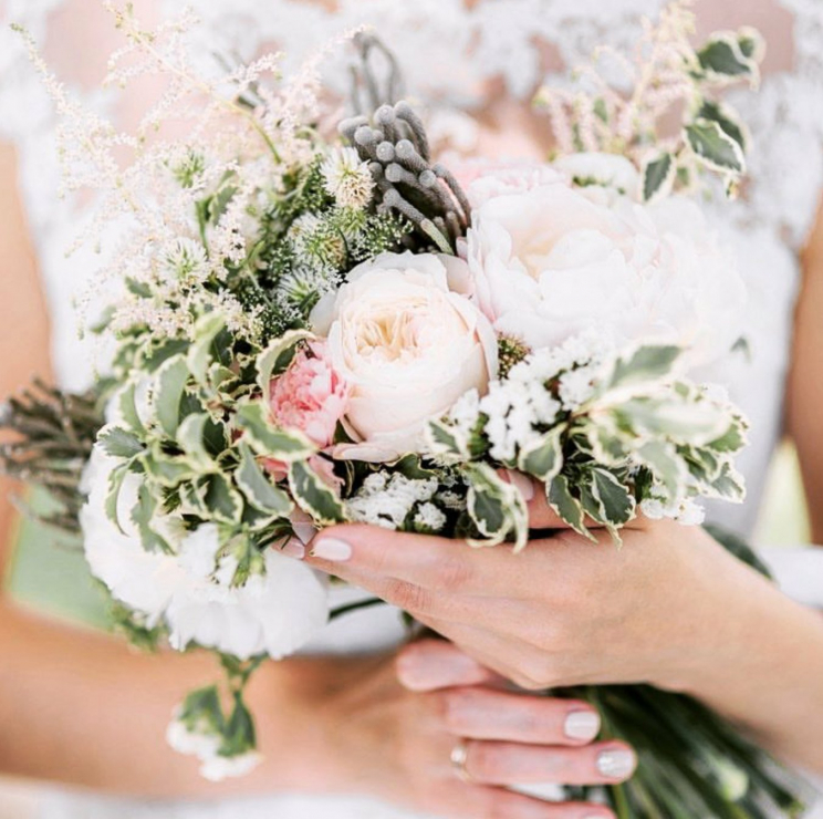 #WeddingBouquet - ślubny bukiet na Instagramie , fot. Instagram/d.fleur_gomel