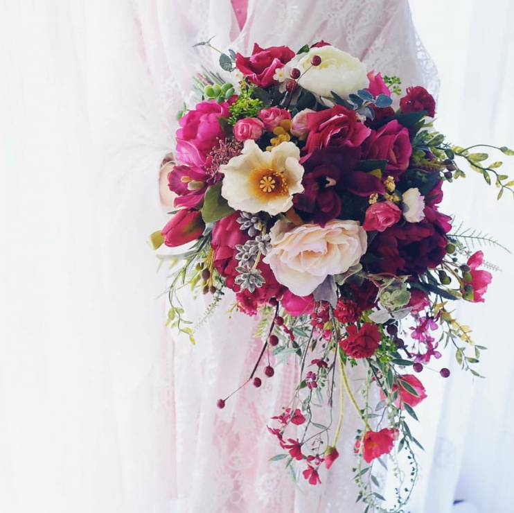 #WeddingBouquet - ślubny bukiet na Instagramie , fot. Instagram/lux_floraldesign