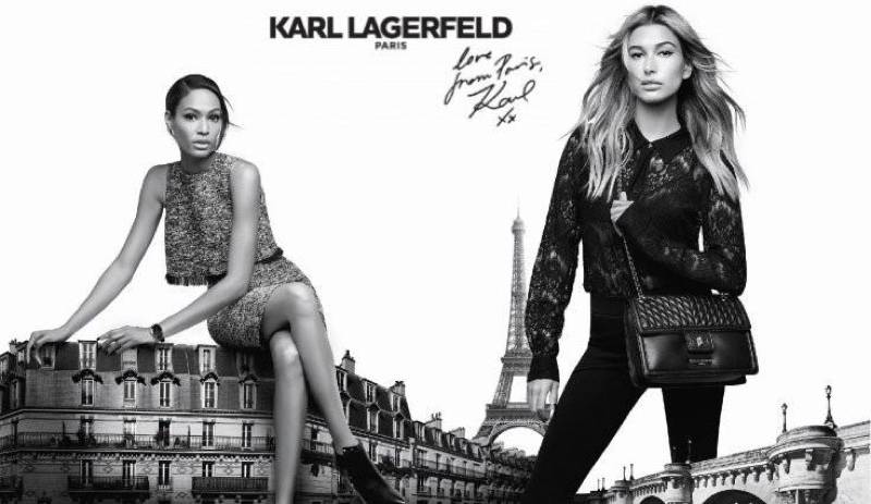 Hailey Baldwin i Joan Smalls w kampanii Karl Lagerfeld jesień-zima 2016/2017