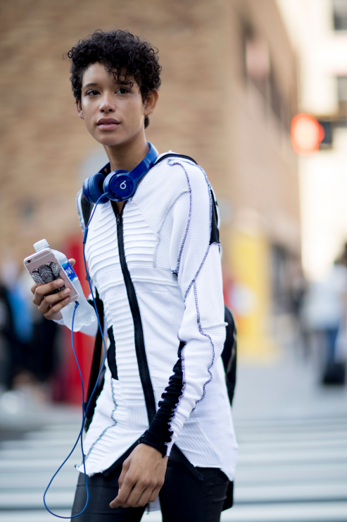 Street fashion: modelki off duty na New York Fashion Week SS17