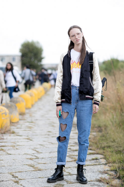 Street fashion: modelki off duty na Milan Fashion Week SS17