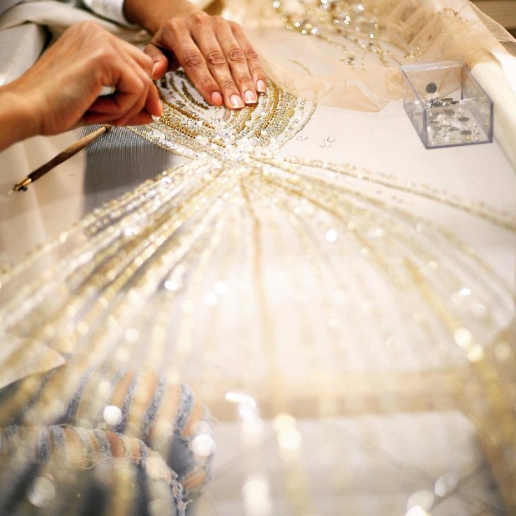 Dana Wolley Zayat zaprojektowała swoją suknię ślubną