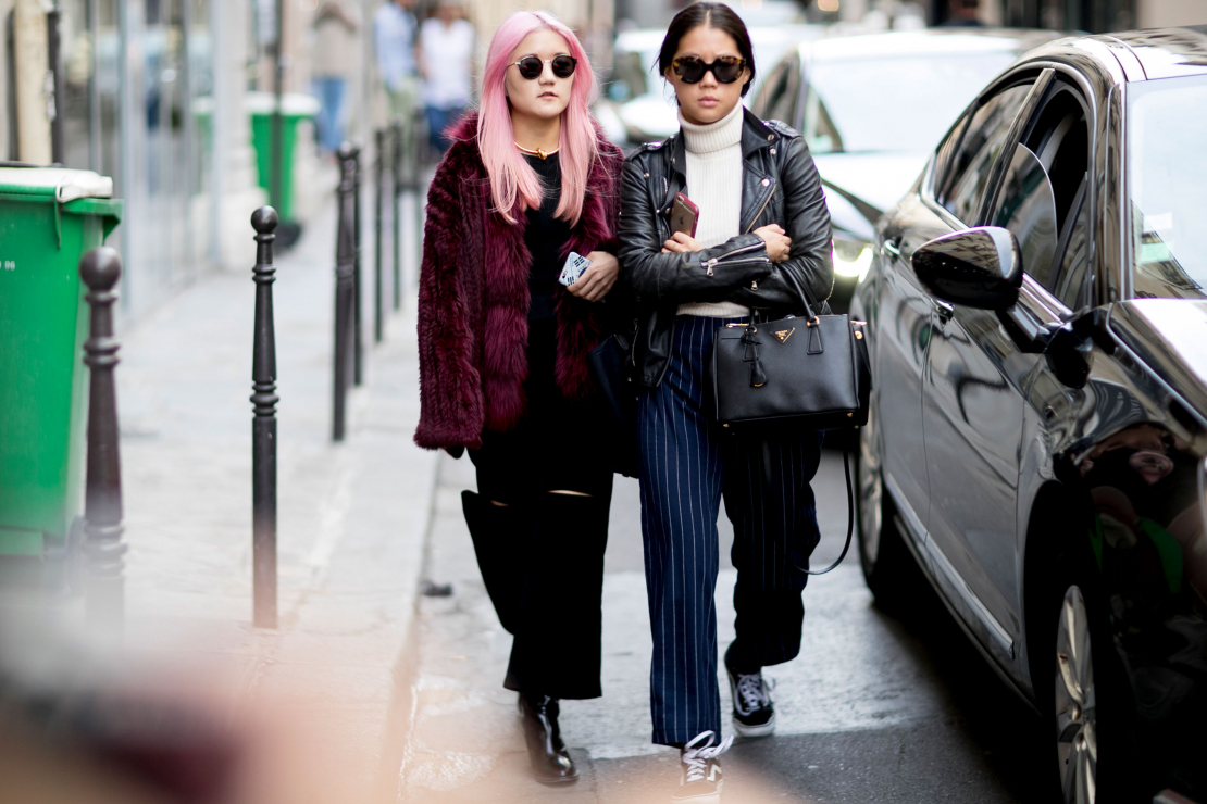 Street fashion: Paris Fashion Week wiosna-lato 2017
