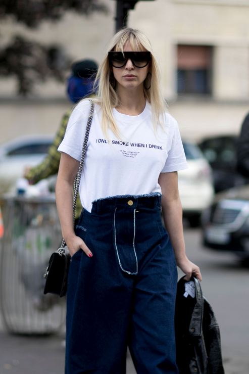 Street fashion: Paris Fashion Week wiosna-lato 2017