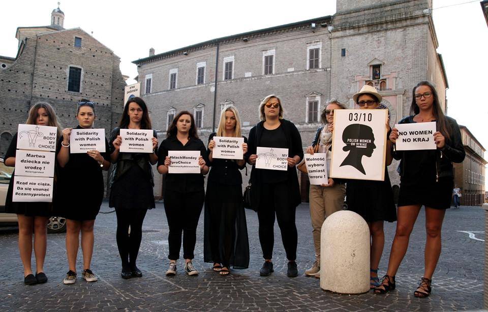 Czarny protest, Włochy