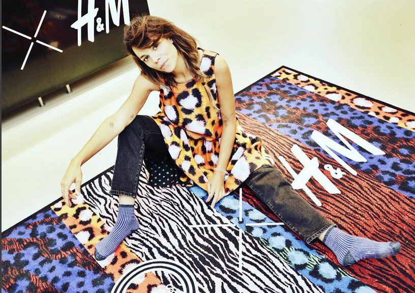 Kenzo x H&M na Instagramie