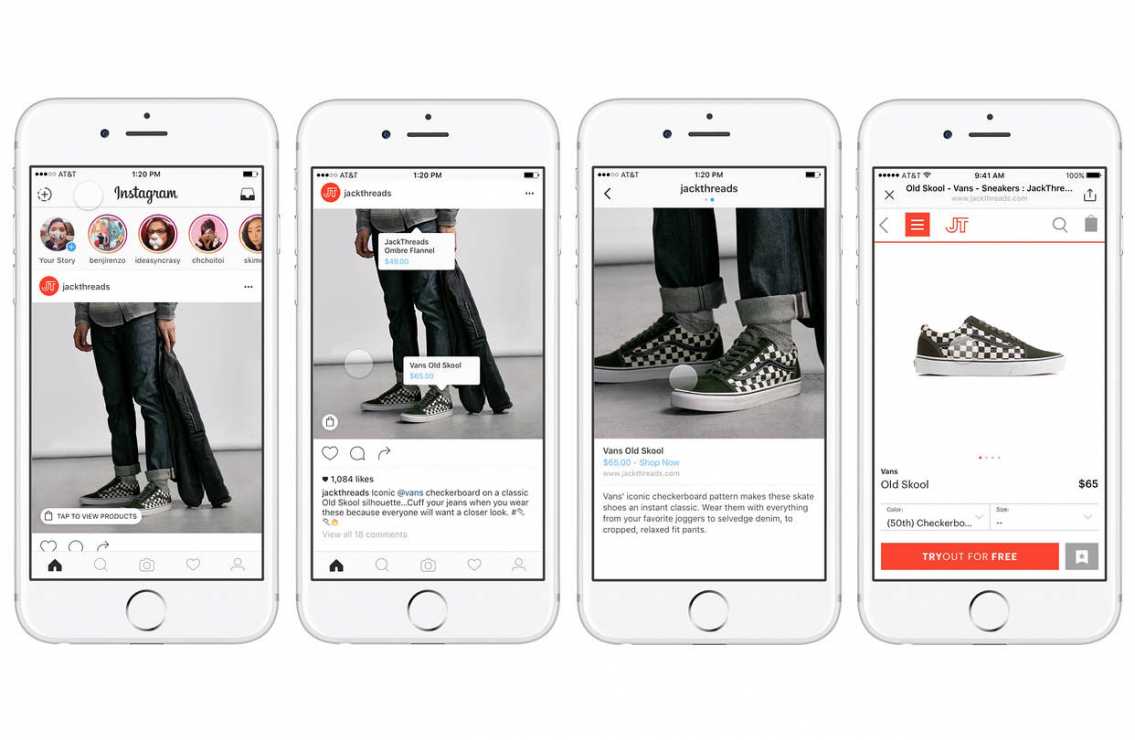 Instagram wprowadza opcję "Kup Teraz", fot. blog.business.instagram