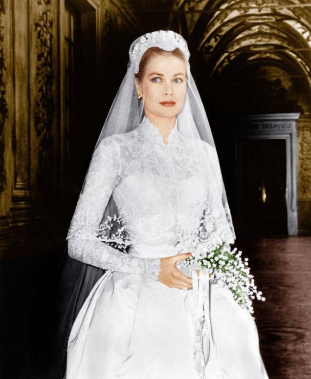 Słynne suknie ślubne gwiazd, Grace Kelly, 1956 rok