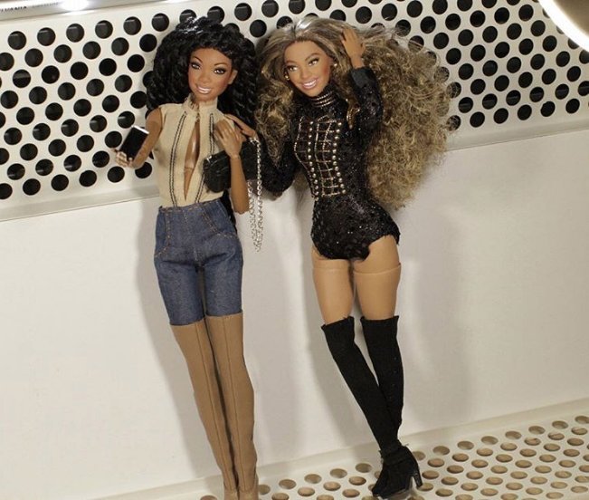 Beyoncé jako lalka Barbie - hit na instagramie