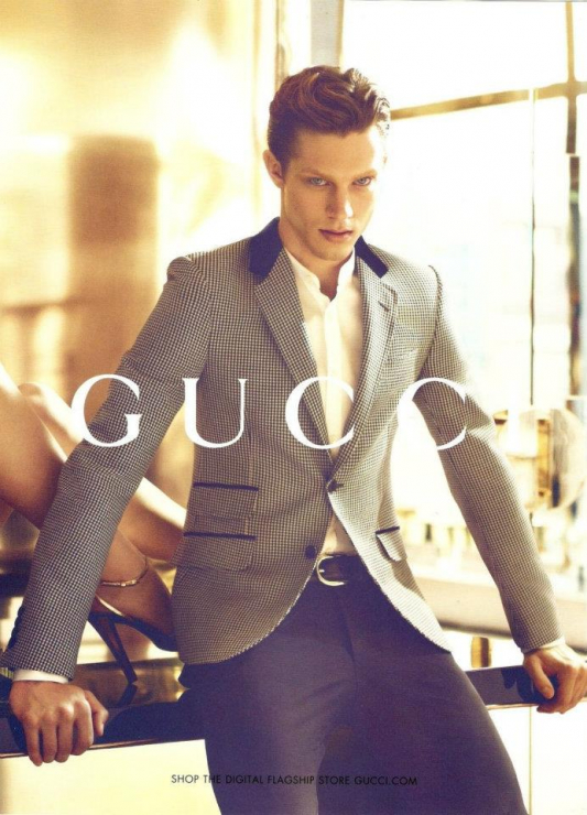 Greg Nawrat w kampanii Gucci