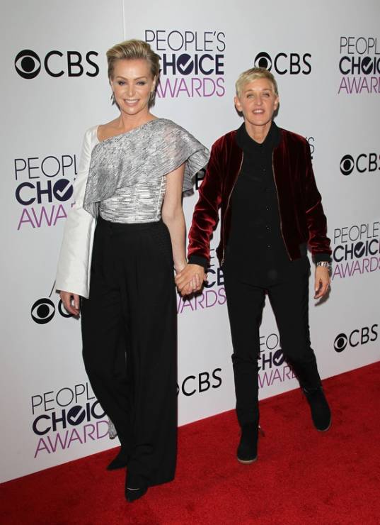 People's Choice Awards 2017: Portia de Rossi i Ellen DeGeneres, 