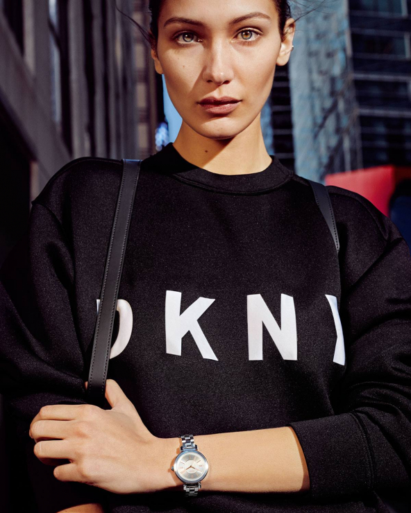 Bella Hadid w kampanii DKNY wiosna-lato 2017