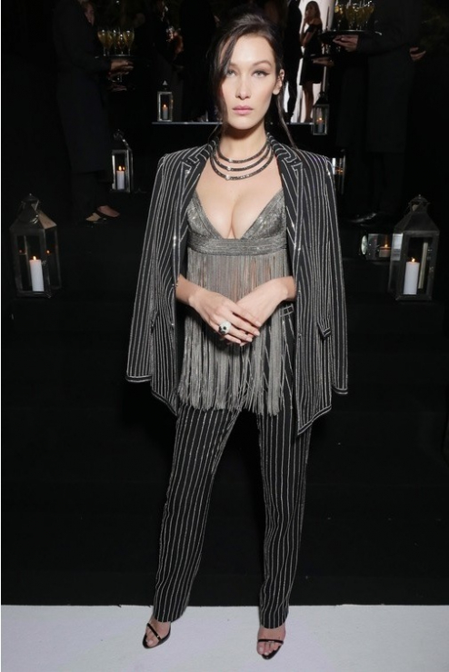 Bella Hadid na imprezie De Grisogono zorganizowanej w ramach festiwalu w Cannes, 2016 rok