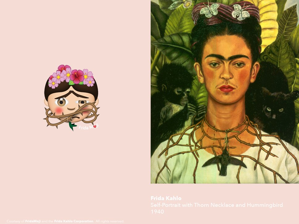 FridaMojis - emotikony inspirowane Fridą Kahlo