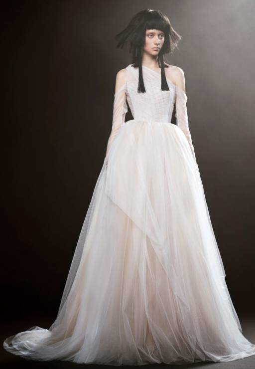Tiulowa suknia ślubna Vera Wang 
